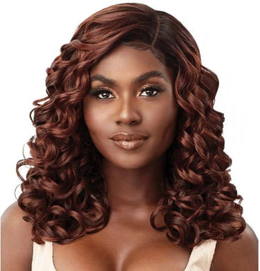OUTRE LACE FRONT SYNTHETIC WIG -CHRISTA, FRONT BROWN, Sareya Beauty Supply Store in Calgary Alberta Canada